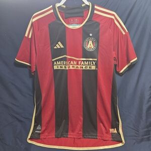 Adidas MLS 23/24 Atlanta United FC Home Jersey Red Soccer IC3001 Mens XL